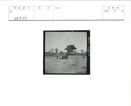 传统木构建筑与树苗景观.jpg