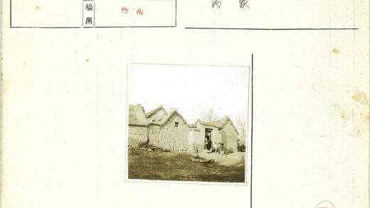传统泥草屋与枯树背景.jpg
