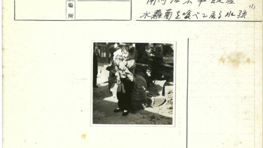 儿童与绿叶植物石雕.jpg