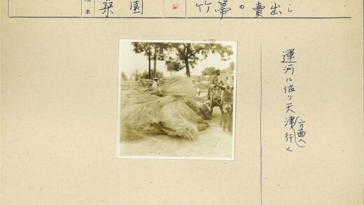 农夫与驴车在干草堆旁.jpg