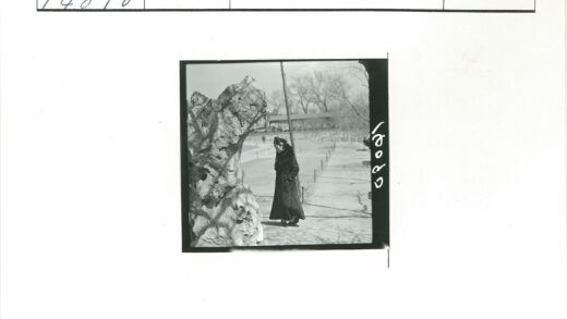 冬日公园岩石旁毛皮领外套人物.jpg