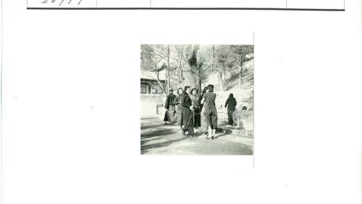 冬日树下小路人群与古建.jpg