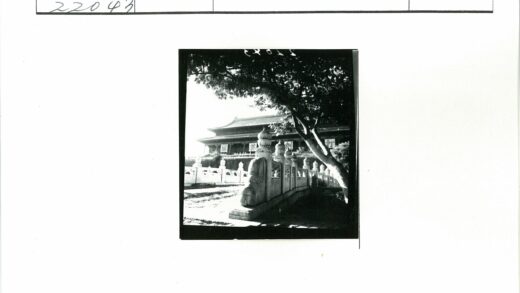 历史建筑与树影石栏.jpg
