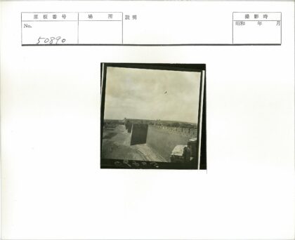 城墙飞鸟与绿野远景.jpg
