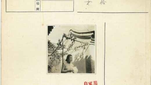 复古扇子女与藤蔓砖墙.jpg