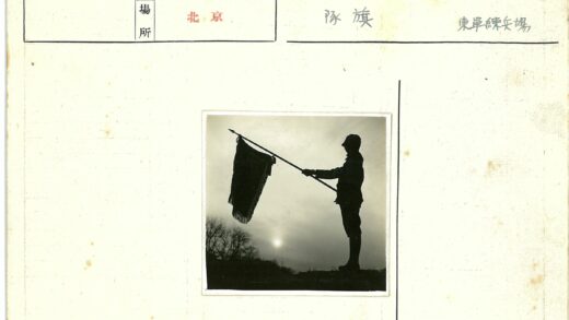 多云天空下举旗人剪影.jpg