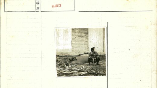 孩童与狗在砖墙边.jpg