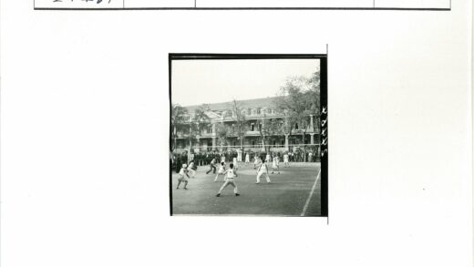 室外排球比赛球场观众建筑树木.jpg