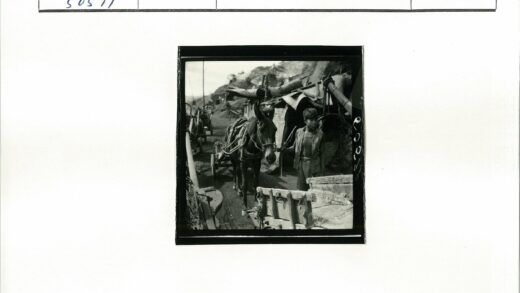 小男孩与驴子山间小路.jpg