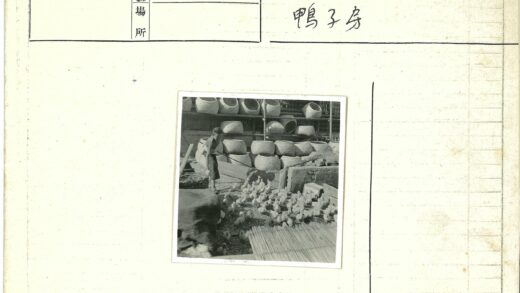 小男孩院中赶鸡篮架旁.jpg