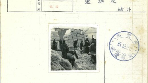 工人处理棉花堆工作场景.jpg