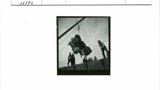 工人操作起重机搬运大型包裹.jpg