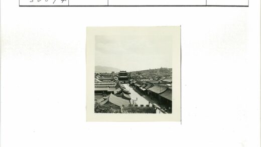 弧形屋顶街道与城市山脉景观.jpg