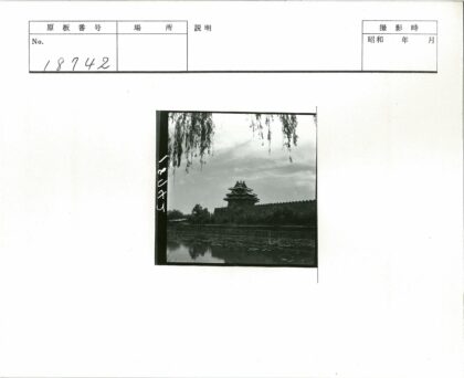 护城河畔高塔与垂枝云空.jpg