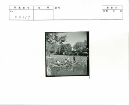 池塘木船三人行.jpg