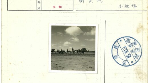 沙地骑马多云天空远树.jpg