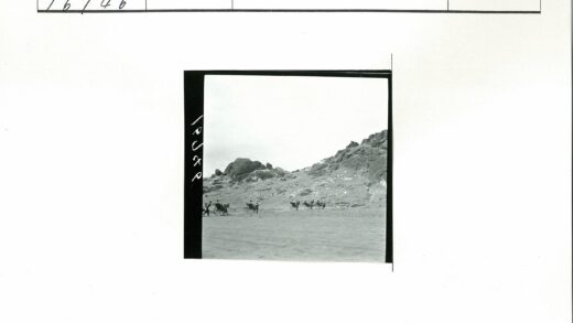 沙漠驴队穿越巨石群.jpg