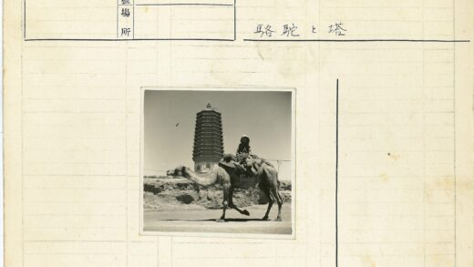 沙漠驼影与古塔.jpg