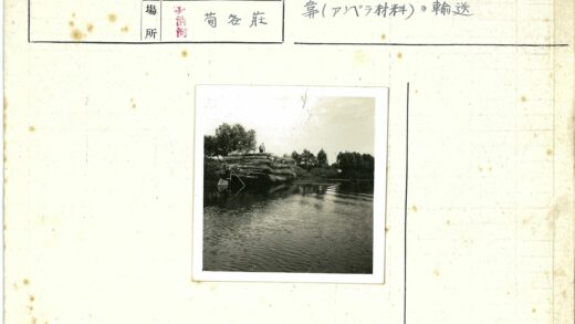 河上木筏与晴朗天空.jpg