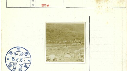 河岸旗帜人群与绿山坡.jpg