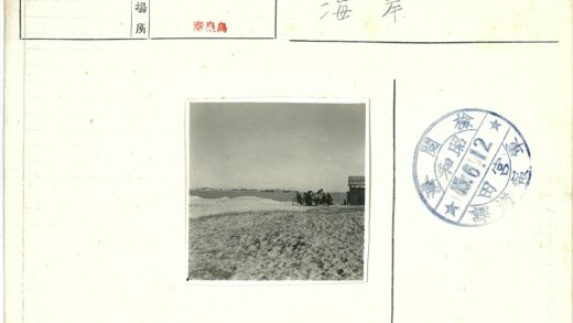 海滩风光与自行车木结构.jpg