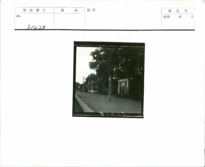 火车站月台与建筑树木景色.jpg