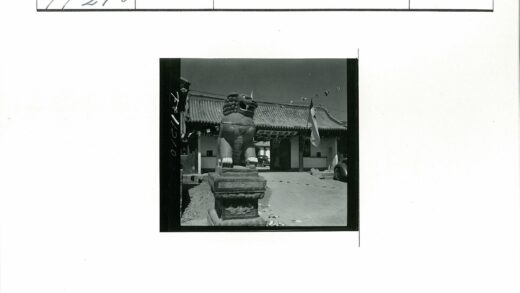 石狮子与瓦顶老建筑街景.jpg