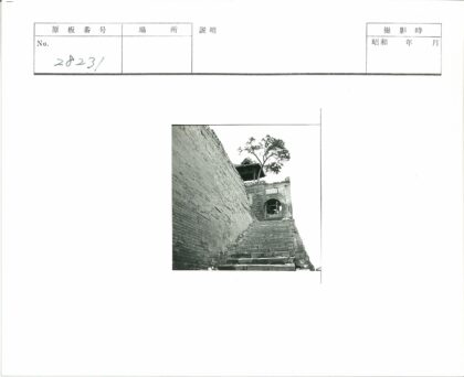 砖拱门石阶与树影建筑.jpg