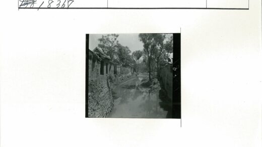 绿树砖房河流风光.jpg