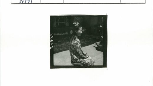 花裙女子坐篱笆前.jpg