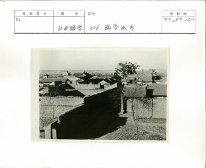 高墙瓦顶与晴空远树.jpg