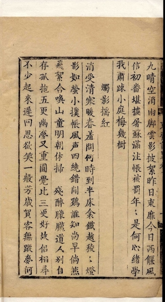 _东斋词略四卷_