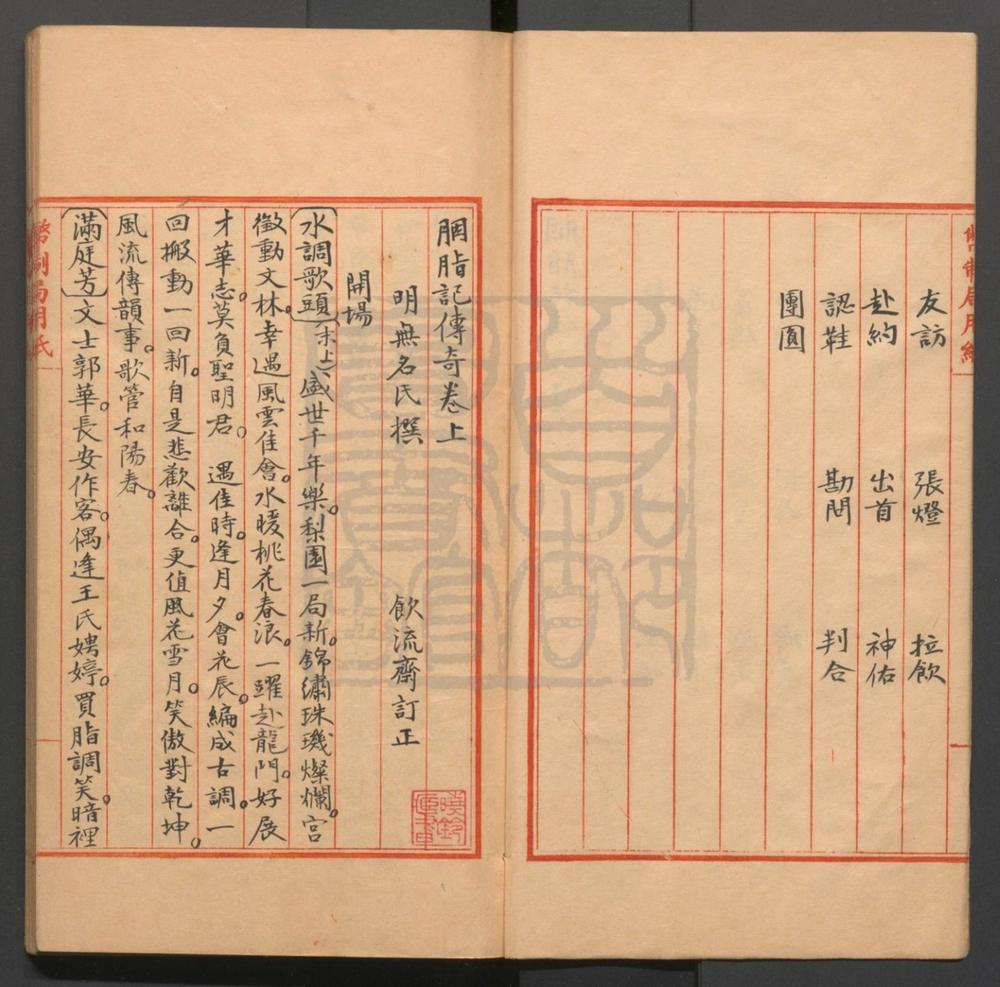_胭脂记传奇_二卷二十八出__