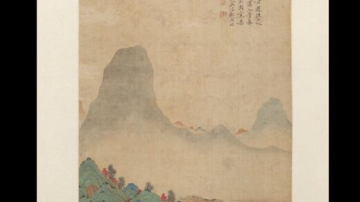 2950黎简赤花村庄图轴.jpg