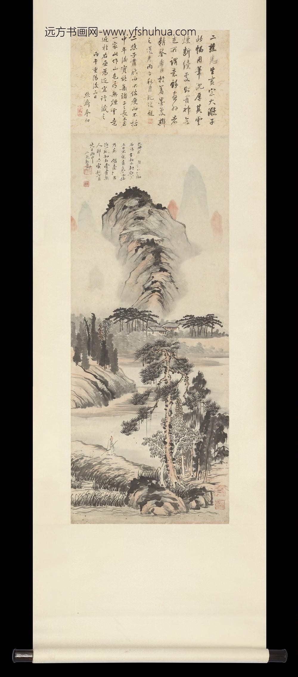 黎简山水立轴