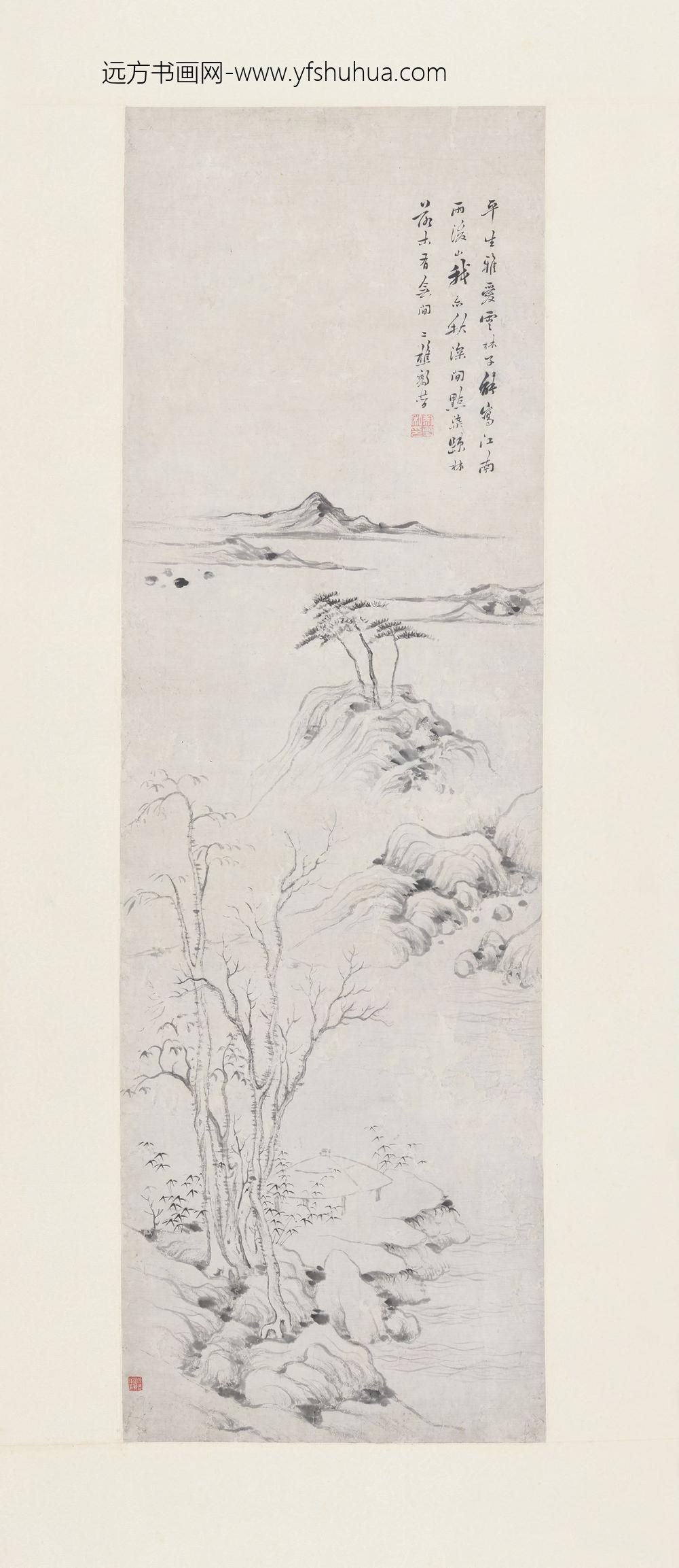 黎简山水立轴