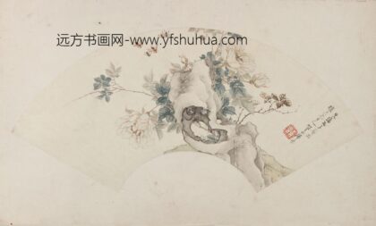 3038居廉设色花卉扇面.jpg