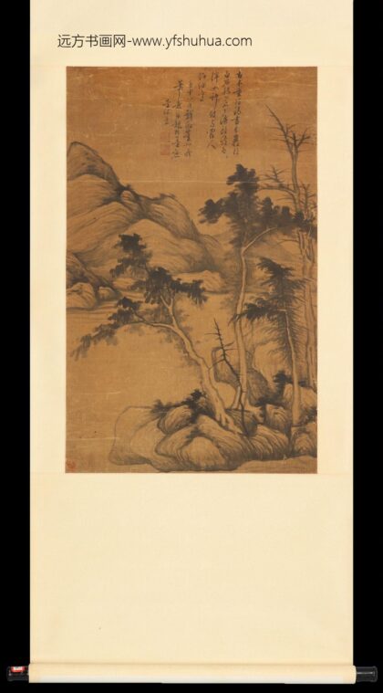 3145仿李流芳款溪山古木图中堂.jpg