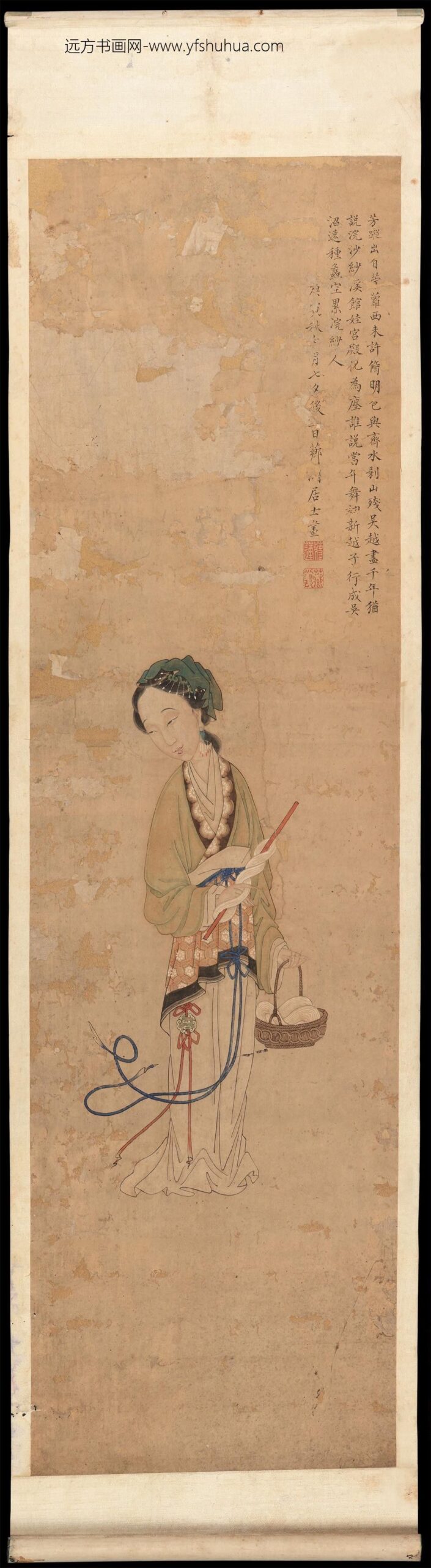 蒋莲（乡湖）仕女四屏