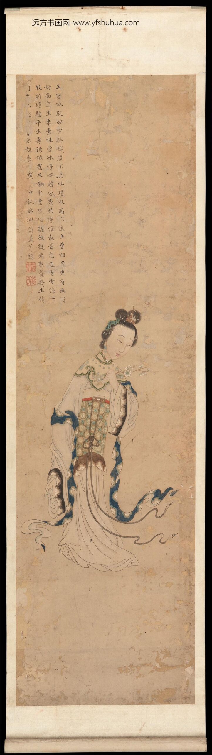 蒋莲（乡湖）仕女四屏