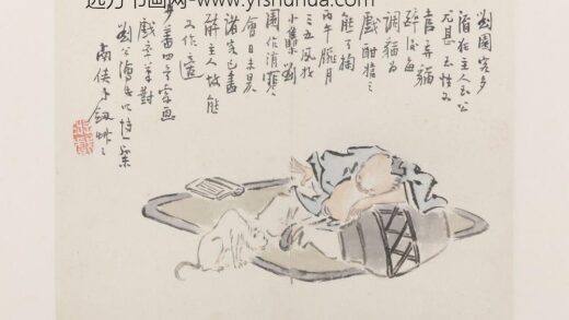 3590何仲华玉公戏猫图册页.jpg
