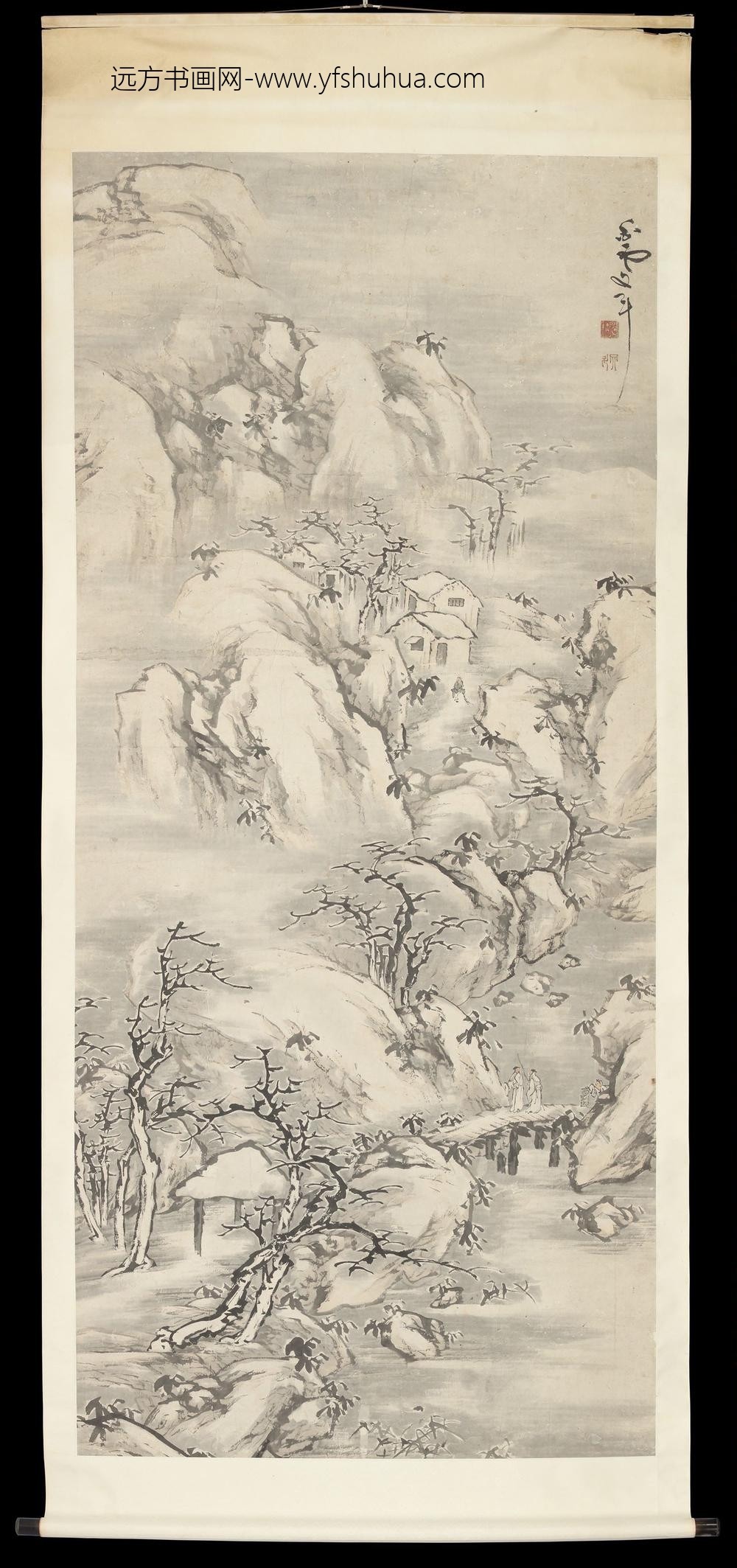 文斗雪景大中堂