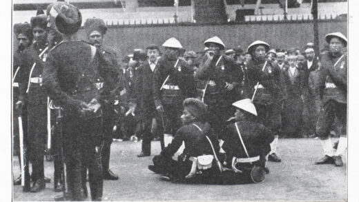 【jpg清晰版】伦敦白厅的香港部队参加爱德华七世加冕仪式.jpg