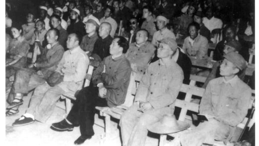 【jpg清晰版】毛泽东、朱德、聂荣臻、彭德怀、张闻天、罗瑞卿、邓小平、萧里等人在一次会议上.jpg