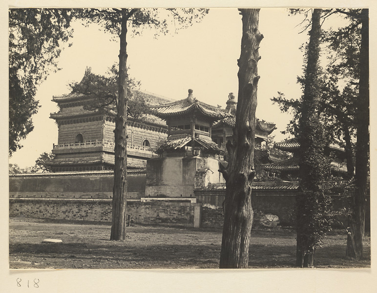 【JPG清晰版】琉璃阁（左）和大西天的其他寺庙建筑