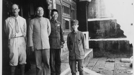 【jpg清晰版】迈克尔·林赛（林迈可）与晋察冀政府主席宋劭文及其两名工作人员.jpg