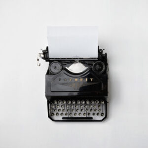 Vintage typewriter