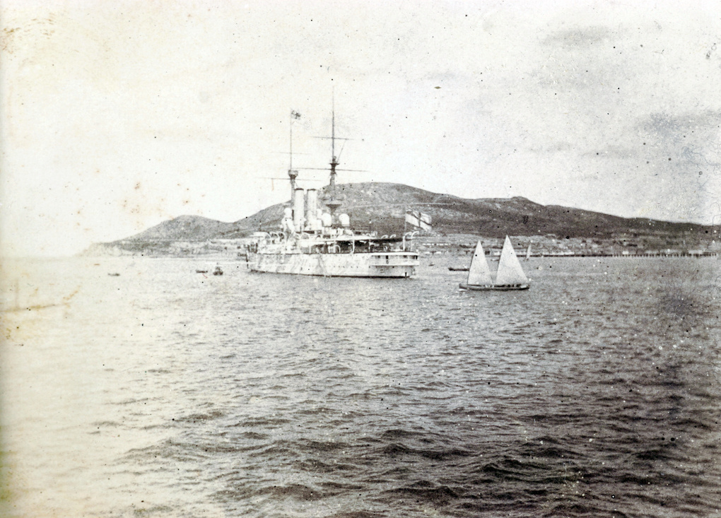 【JPG清晰版】H.M.S.百夫长号威海卫年