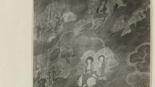 【jpg清晰版】前门寺庙或关帝庙的壁画细节和罗汉头部.jpg