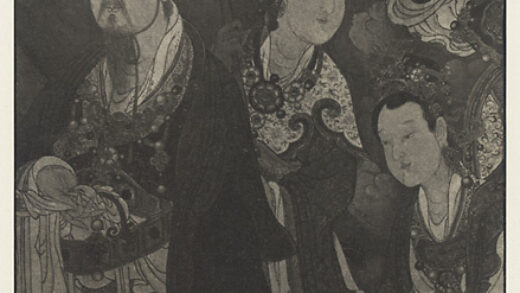 【jpg清晰版】北墙明代壁画细节展示梵天和两名侍女.jpg